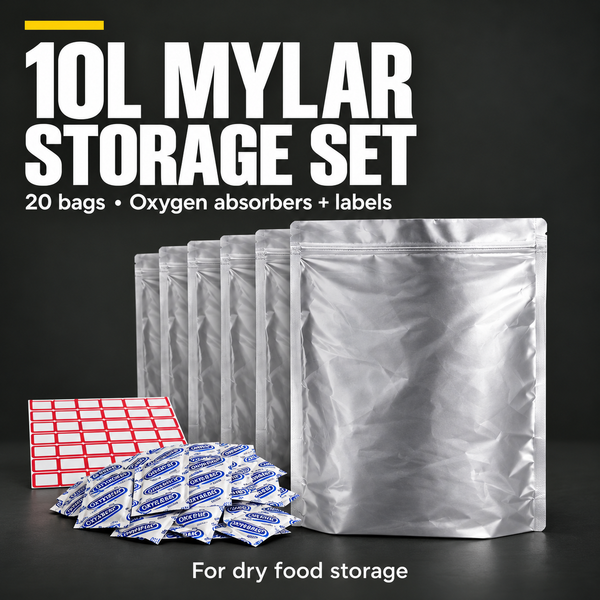 Fortress Fresh 10L Mylar Food Storage Set