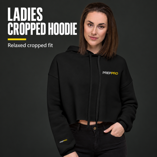 Ladies Cropped Hoodie - PrepPro