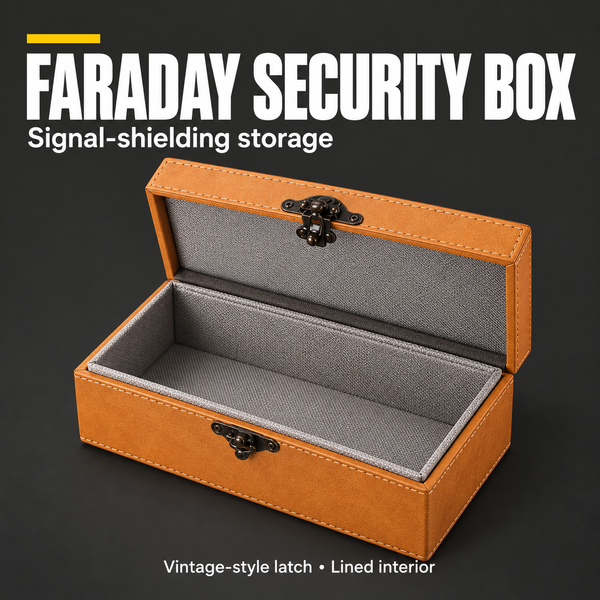 SignalVault Faraday Security Box – RFID & Key Fob Signal Blocking Storage