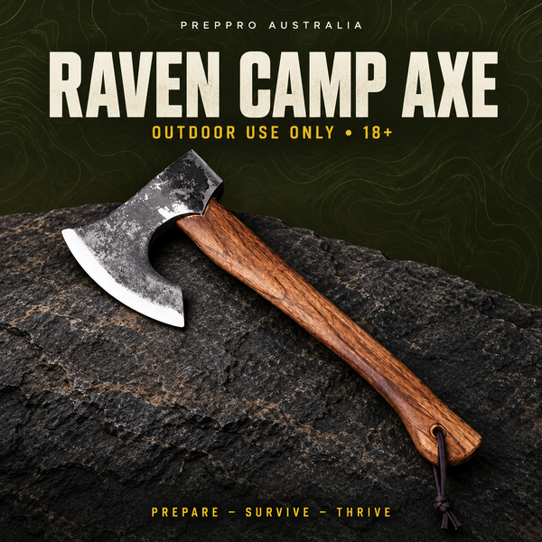 Raven Viking Axe – Nordic‑Style Outdoor Tool | PrepPro