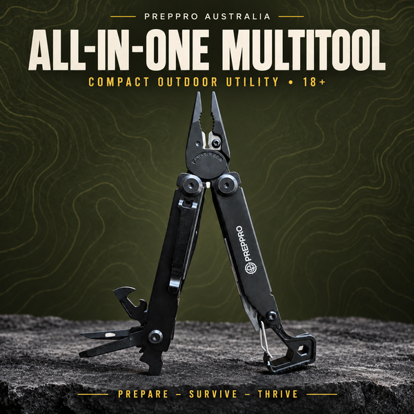 All‑in‑One Tactical Multitool – Compact Outdoor Utility | PrepPro