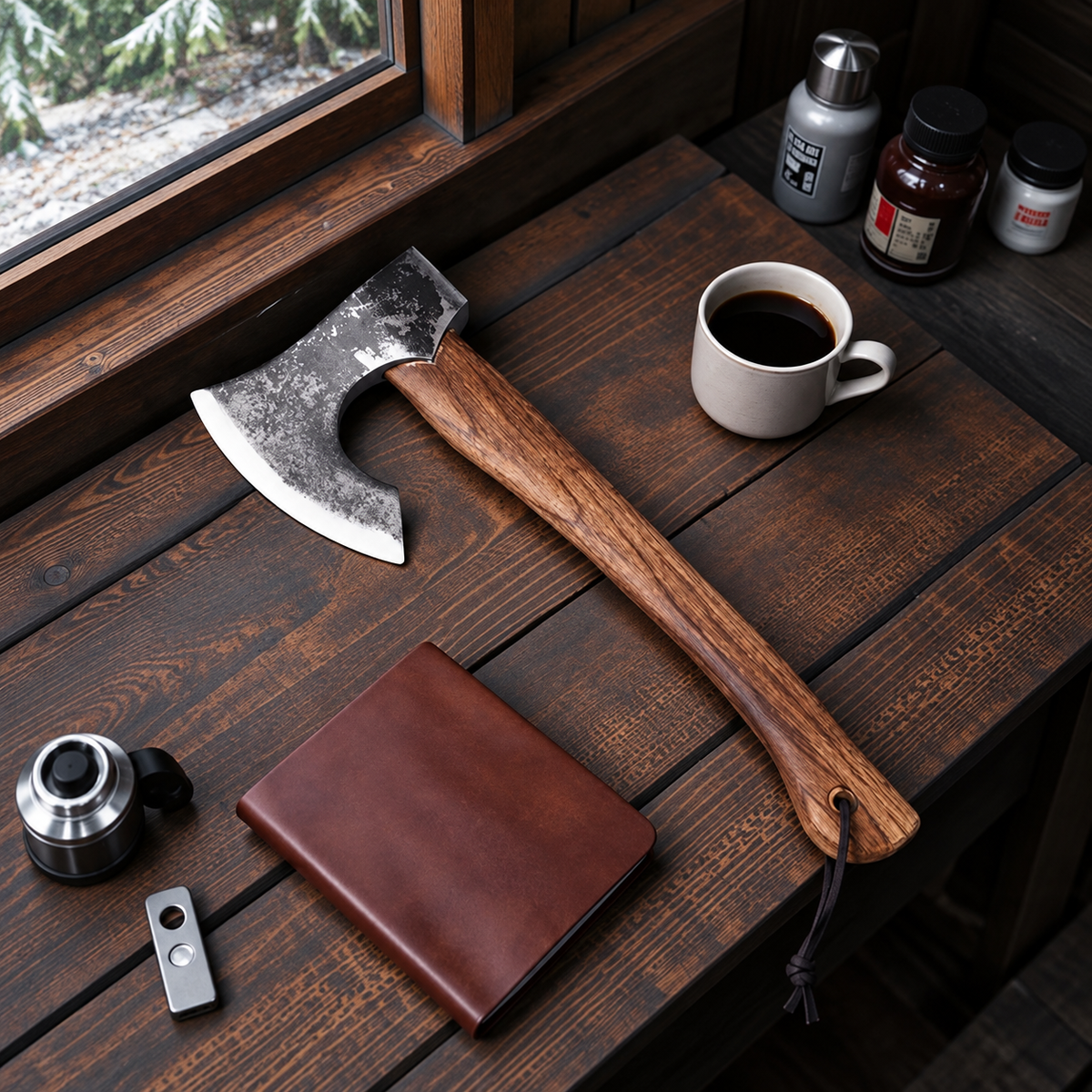 Raven Viking Axe – Nordic‑Style Outdoor Tool