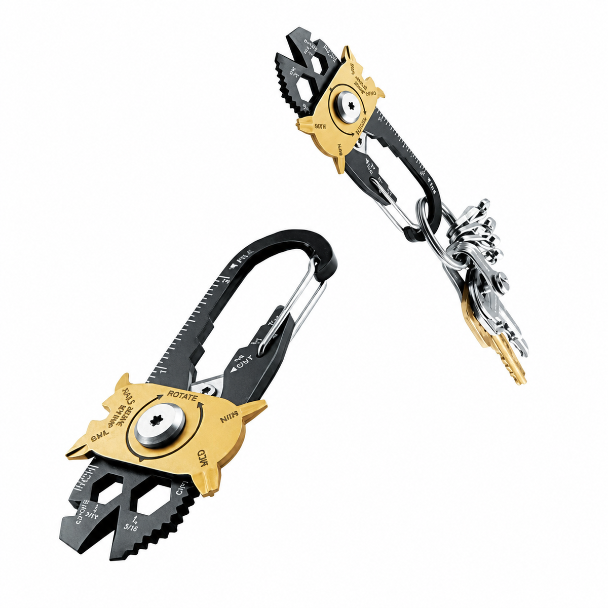 20‑in‑1 Carabiner Multi‑Tool – Compact Utility