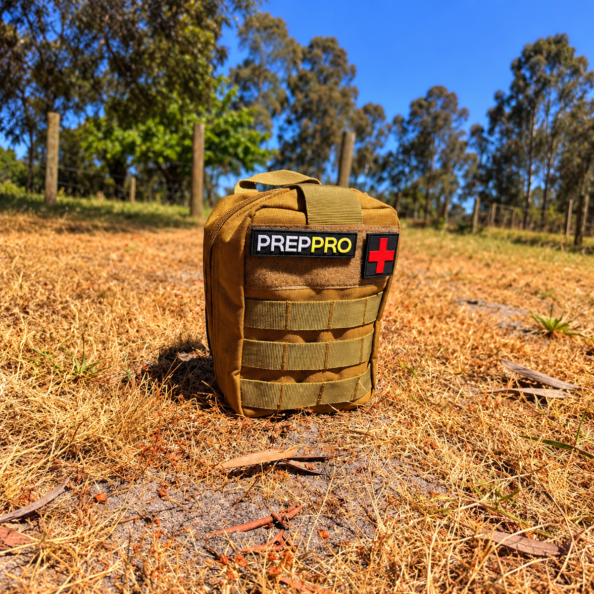 PrepPro Logo Patch – Tactical, Durable Emblem – complete product in square layout