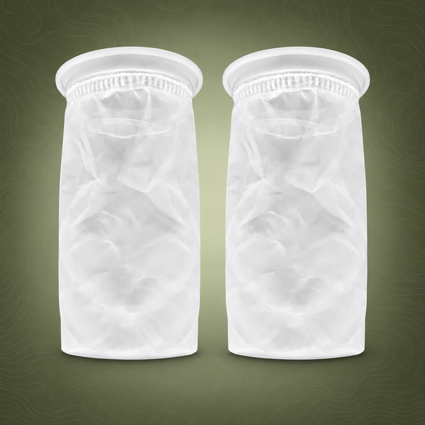 Washable Nylon IBC Lid Filter Bags, 105mm, 200 µm (2 Pack)