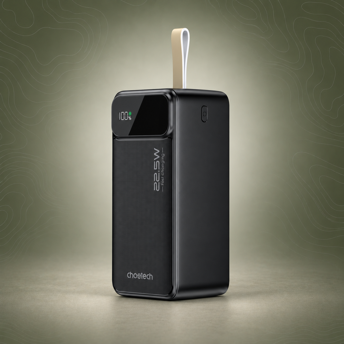 Choetech 50000mAh Power Bank, 22.5W with Digital Display