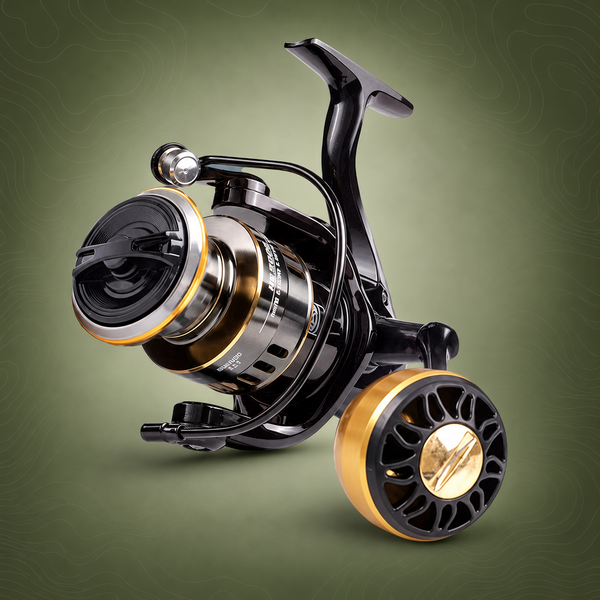 Foldable Handle Spinning Fishing Reel, 5000 Size