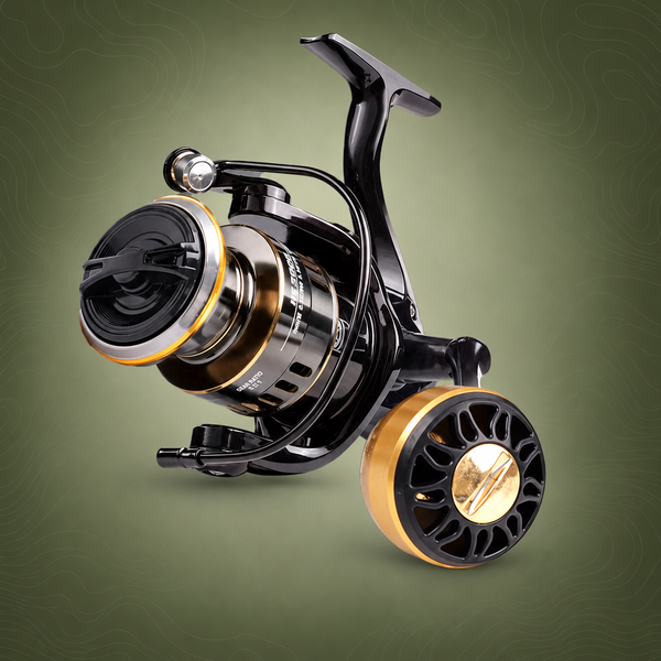 Foldable Handle Spinning Fishing Reel, 3000 Size