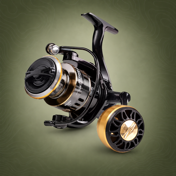 Foldable Handle Spinning Fishing Reel, 2000 Size