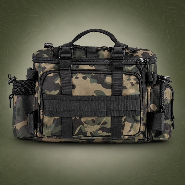 Camouflage Fishing Tackle Bag, Water-Resistant