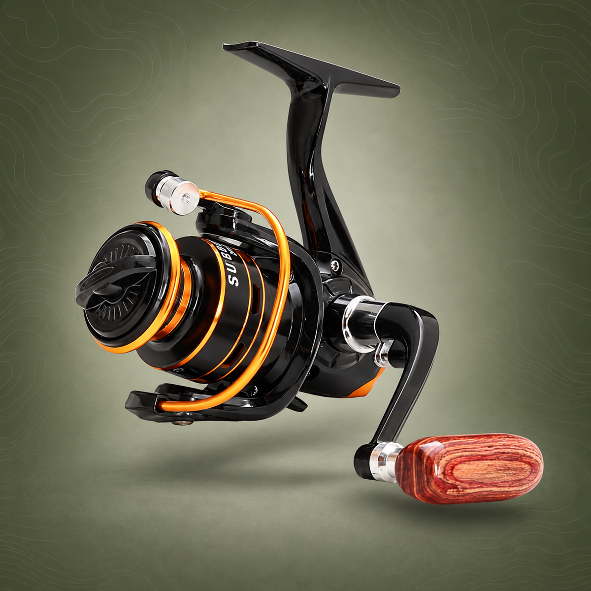 800 Series Small Rotary Fishing Reel, 5kg Max Drag
