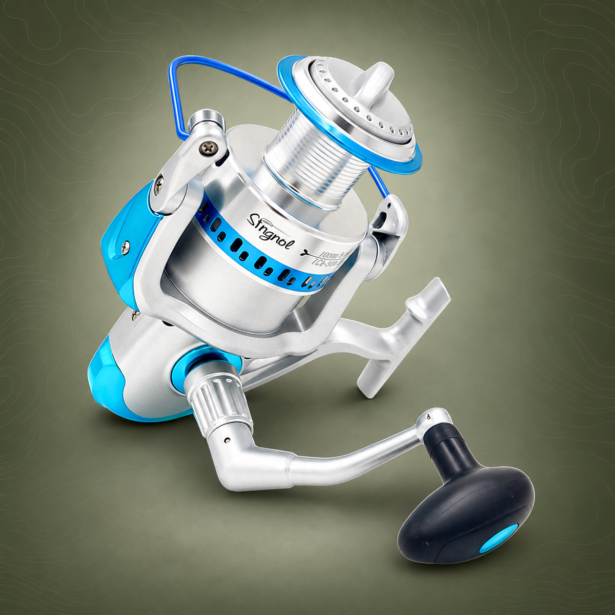 High Speed Saltwater Metal Spinning Reel, Large Sea Fishing