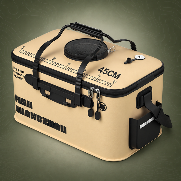Aerated Live Bait Container with Oxygen Holes