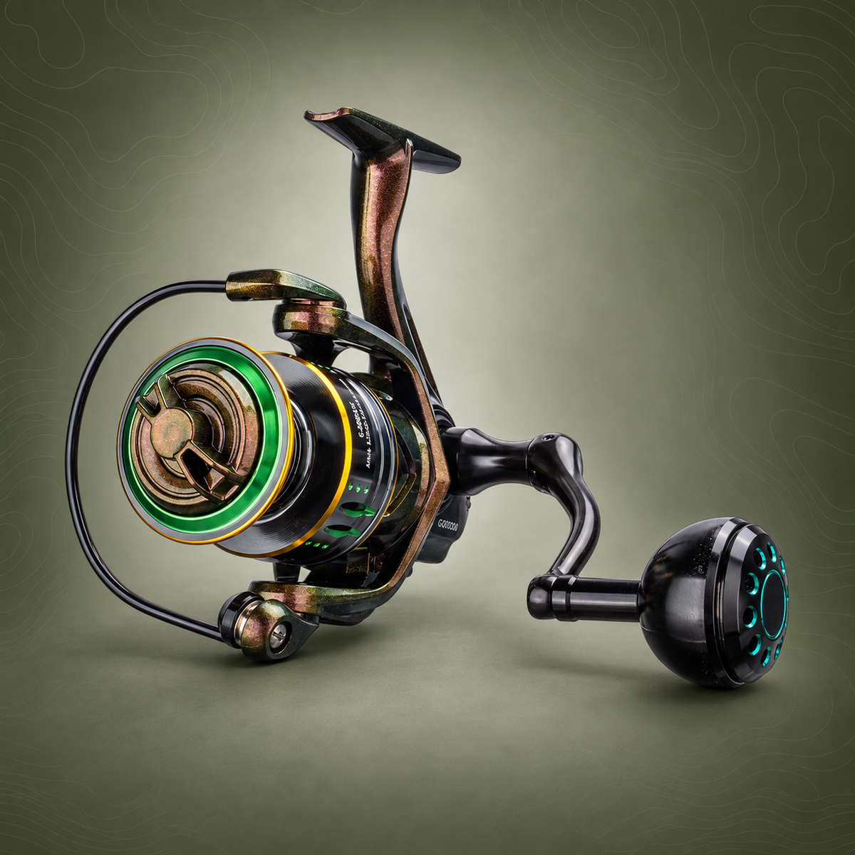 DEUKIO GSW Metal Spool Spinning Reel