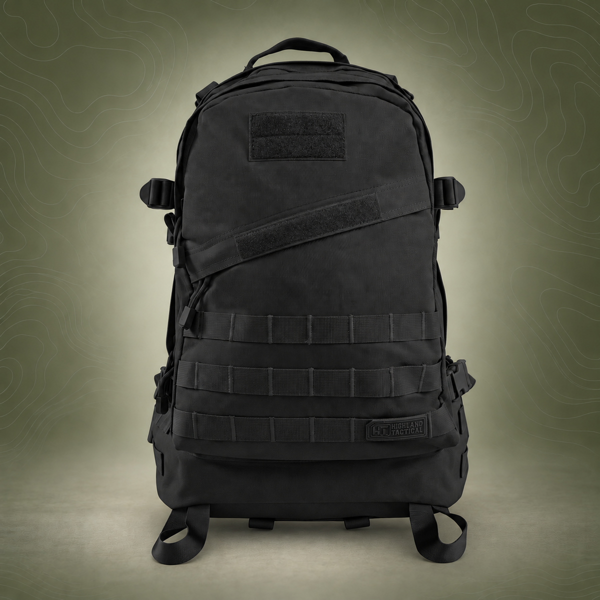 45L Military Tactical Backpack, Black