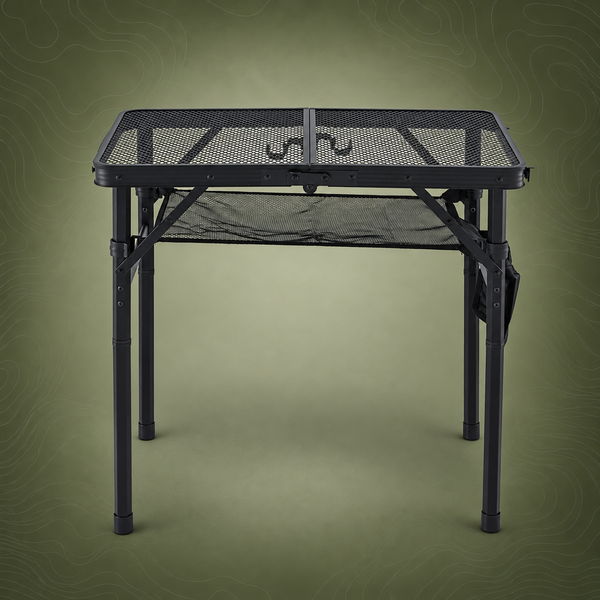 Gardeon BBQ Camp Table, Folding Mesh Top, 60 x 40 x 56cm
