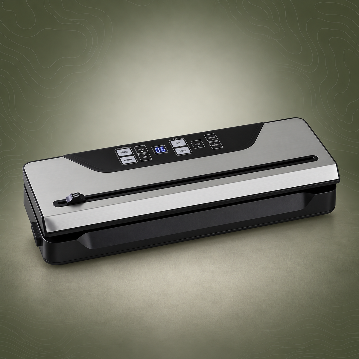 Devanti Food Vacuum Sealer, 9 Modes, Marinate, Black
