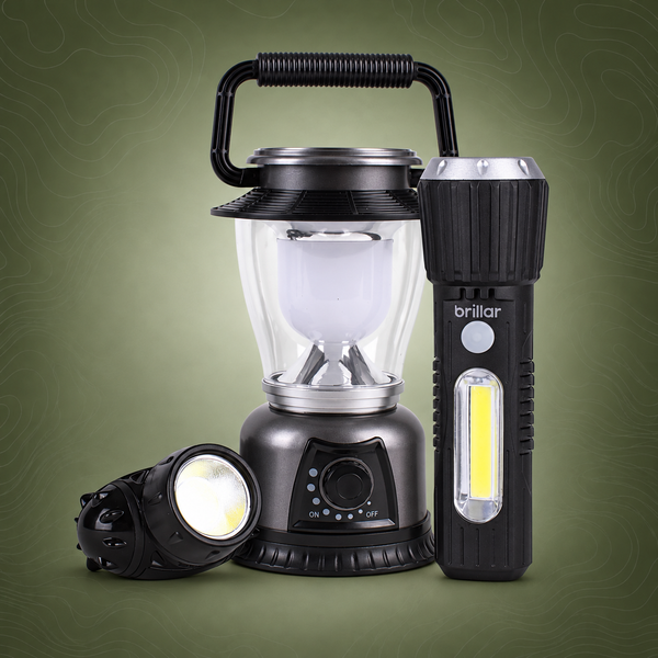 Brillar Legendary Trio Headlamp, Lantern & Torch Set