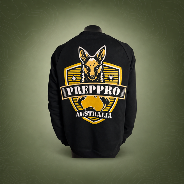 Premium Kangaroo Logo Jumper – Rugged Aussie Comfort | PrepPro