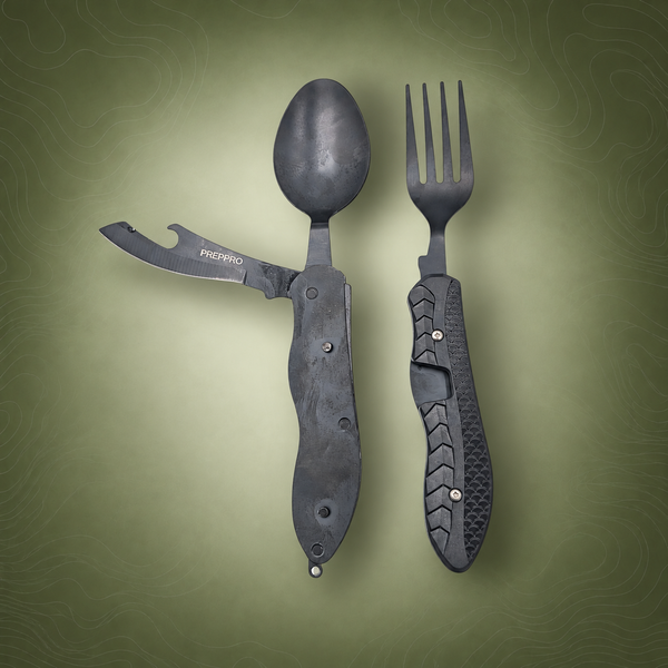 Multi‑Utensil – 3‑in‑1 Knife Fork Spoon Set | PrepPro