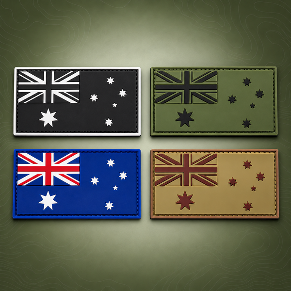 Australian Flag Morale Patch 10×5.5cm – Tactical & Rugged