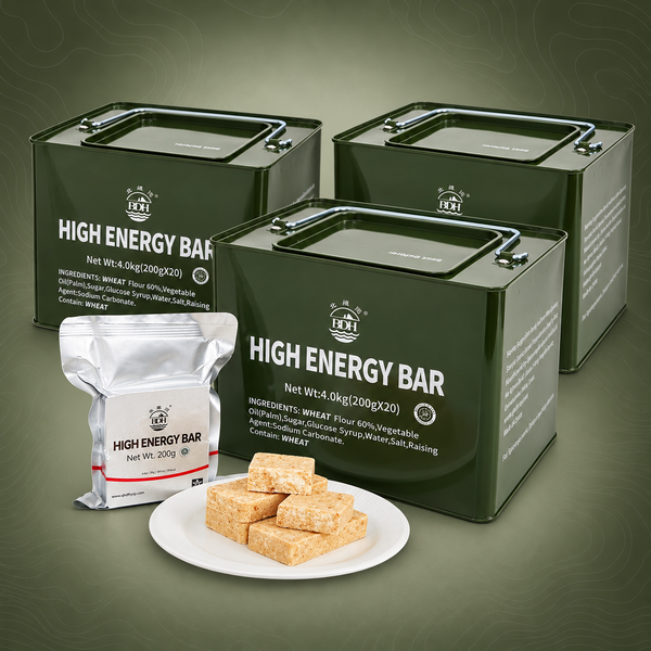 30-Day Emergency Food Supply – 12.3kg Survival Biscuits (3 Tins)