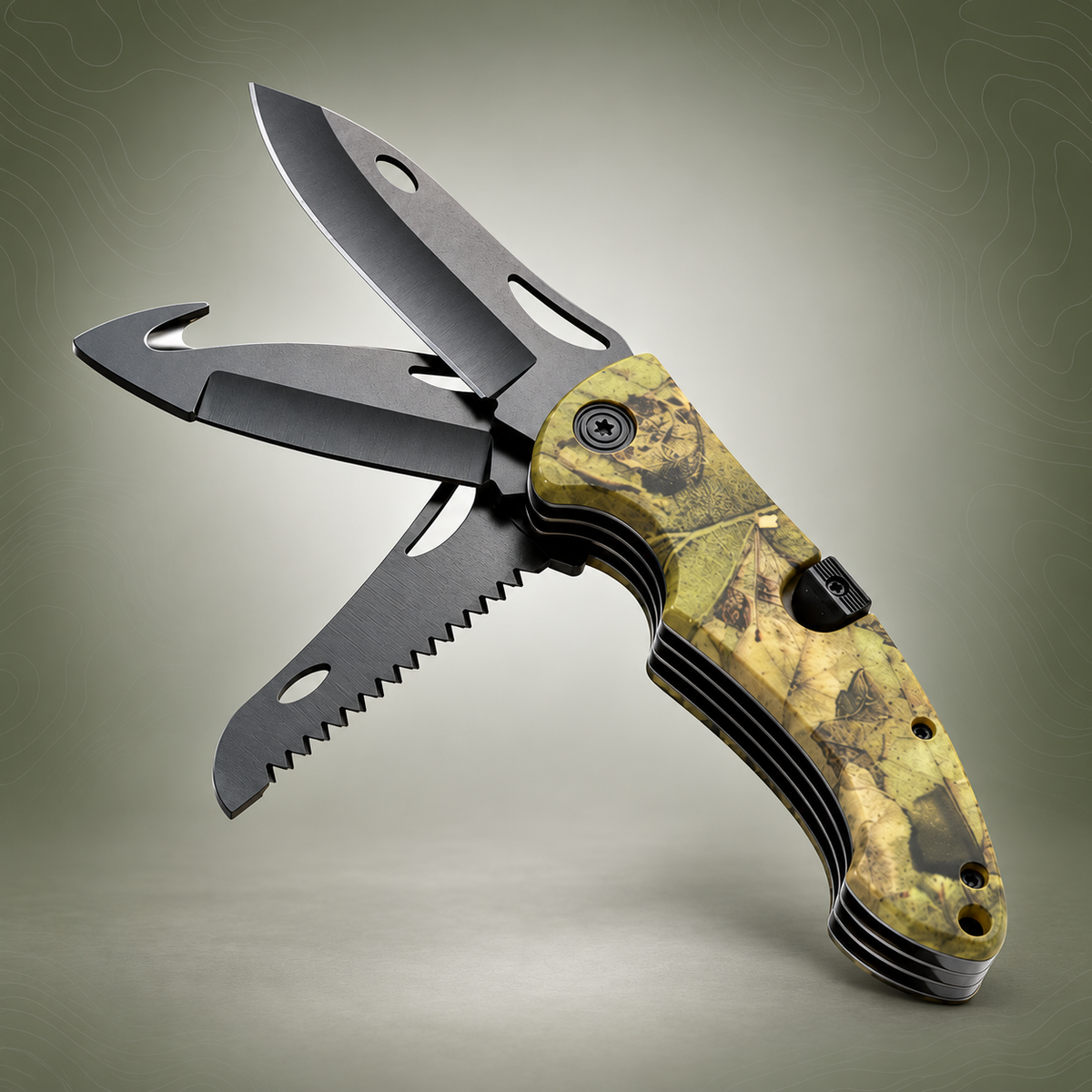 Ridgehook 3-in-1 Folding Knife