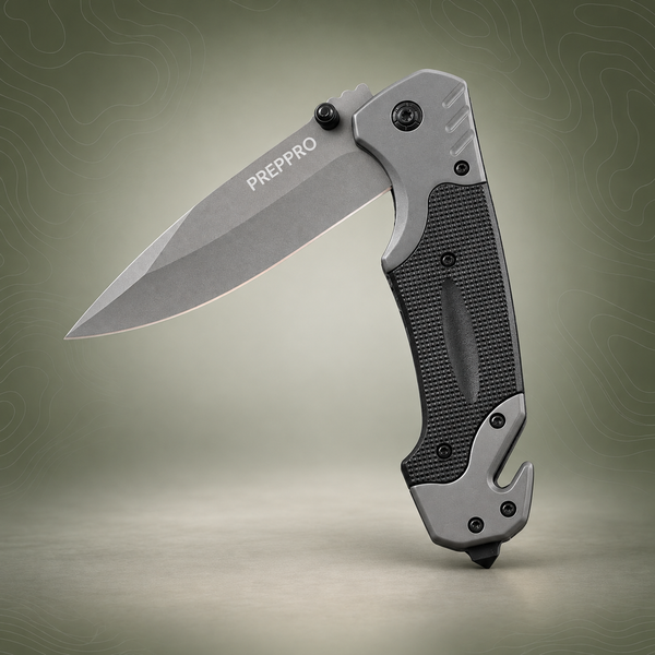 Fold‑Out Utility Knife – Durable Outdoor Task Knife | PrepPro