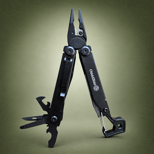 All‑in‑One Tactical Multitool – Compact Outdoor Utility | PrepPro