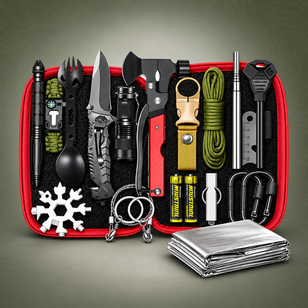 PrepPro Elite 30‑in‑1 Survival Kit – Compact Multi‑Tool Set