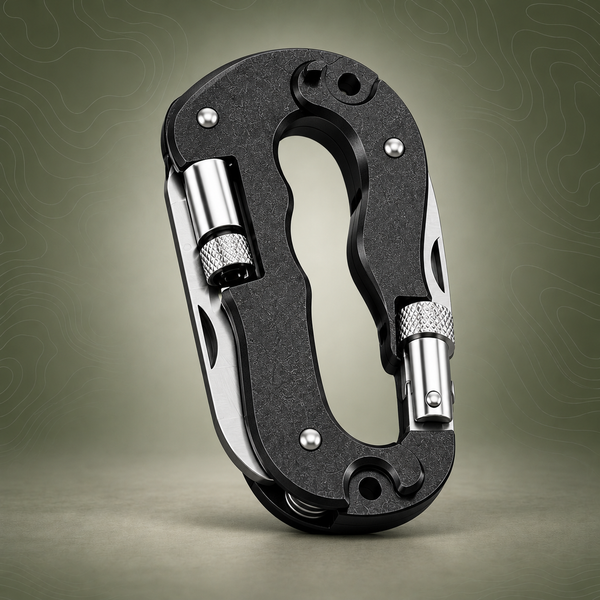 Carabiner Multi‑Tool – Rugged Outdoor Utility | PrepPro