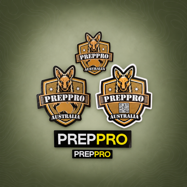 PrepPro Australia Sticker Pack – Rugged & Iconic