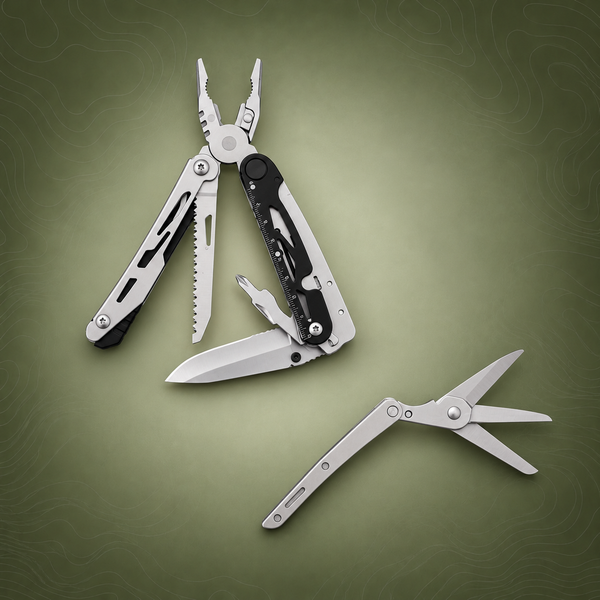 12‑in‑1 Multitool with Detachable Scissors