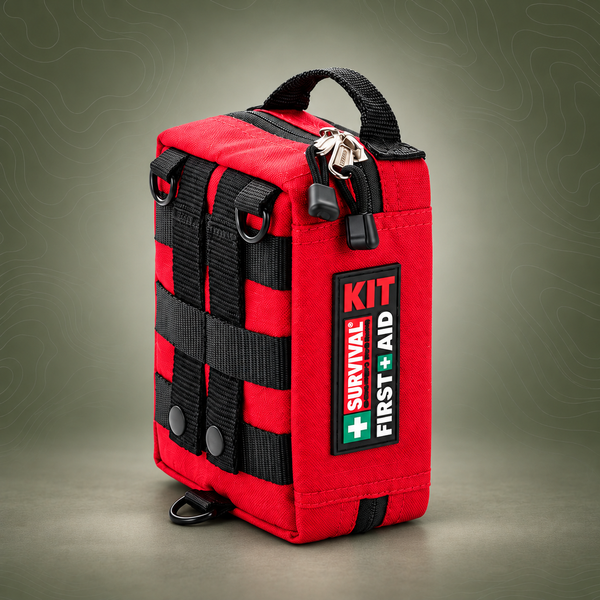 SURVIVAL Handy First Aid Kit – Compact Emergency First Aid Kit for Home, Car & Travel