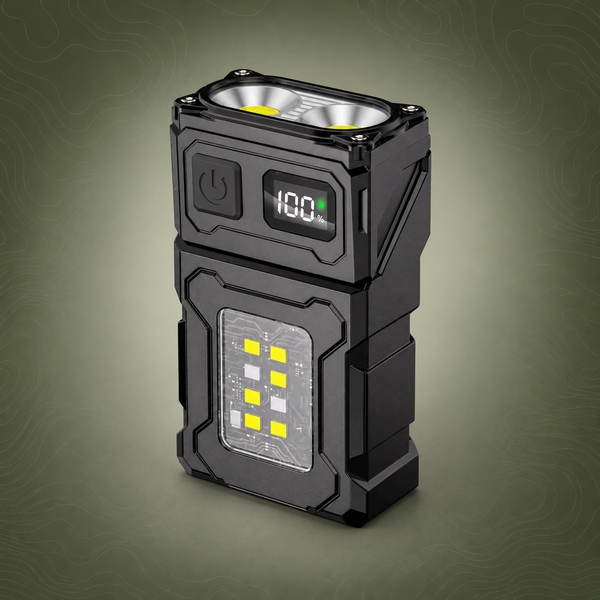 Compact USB-C Work Light with Clip, Magnet & 7 Modes