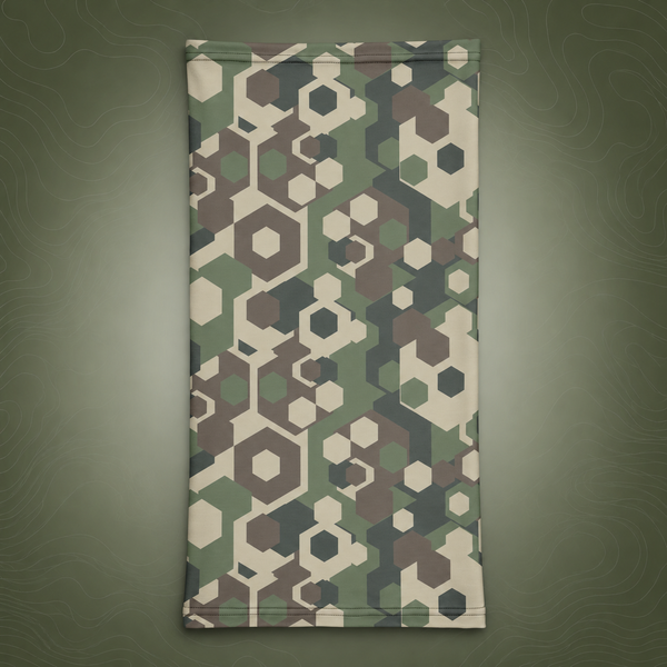 89 Apparel GeoHex Camo Neck Gaiter