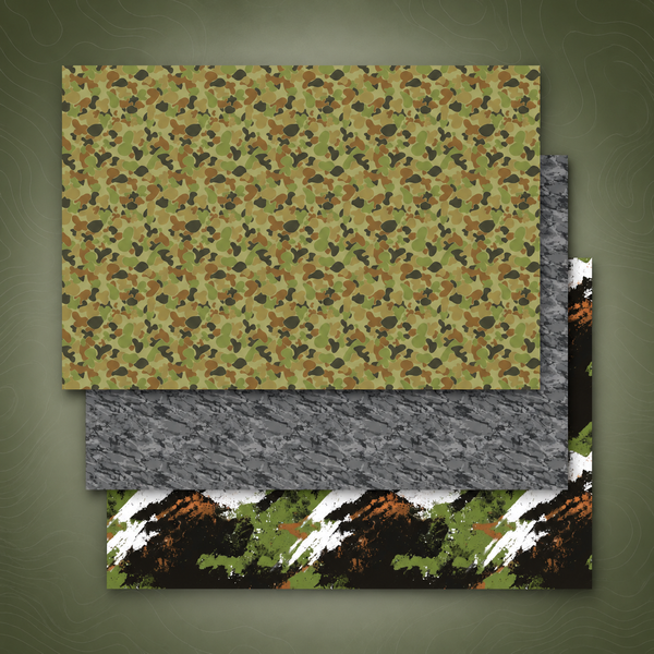 PrepPro Camo Wrapping Paper Set