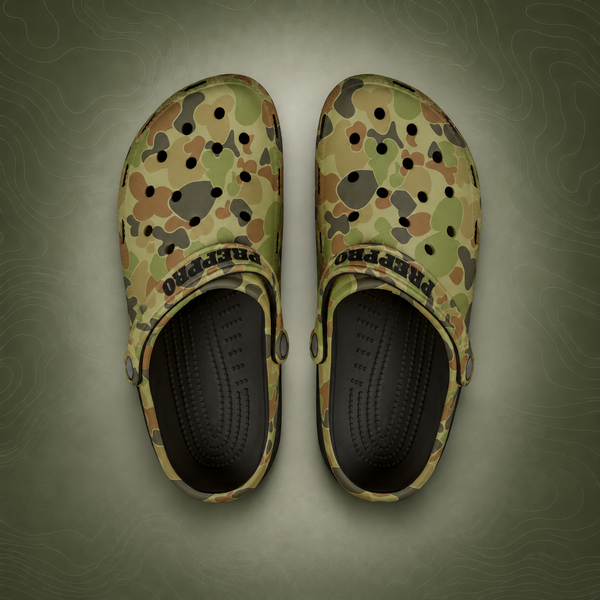 Camo EVA Foam Clogs — Lightweight Outdoor Slip-On Shoes