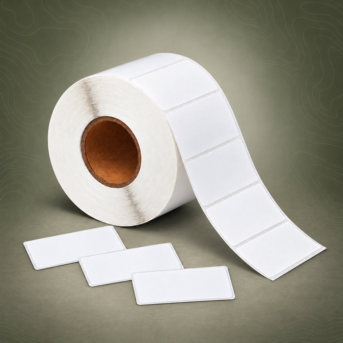1000 White Self-Adhesive Labels 6cm x 3cm - Writable & Printable Stickers