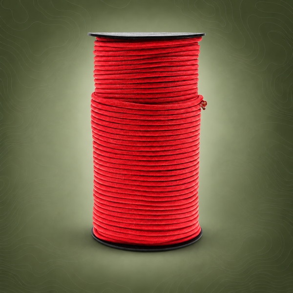 100m Outdoor Paracord Survival Rope - Red
