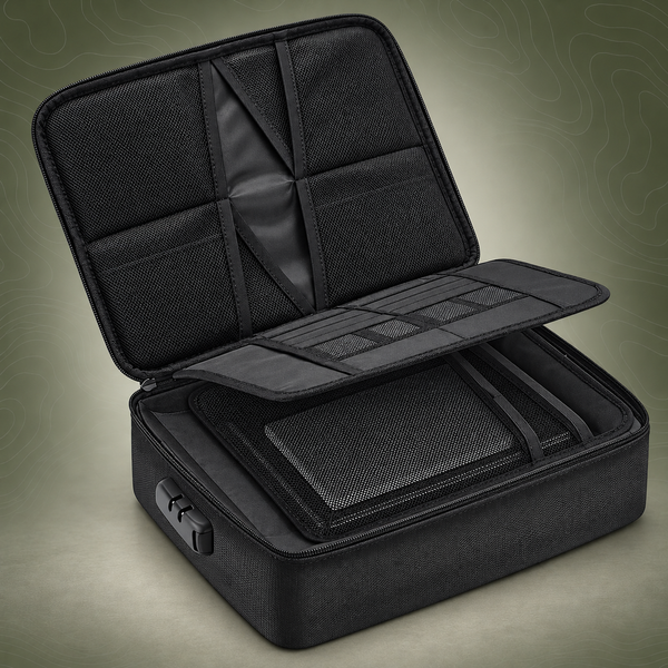 Fireproof & Waterproof Document Organizer Case with Combination Lock
