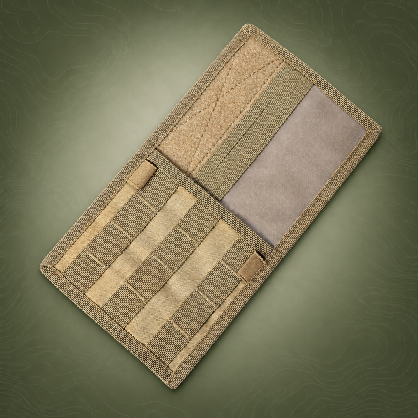 Khaki Tactical Molle Car Sun Visor Organizer