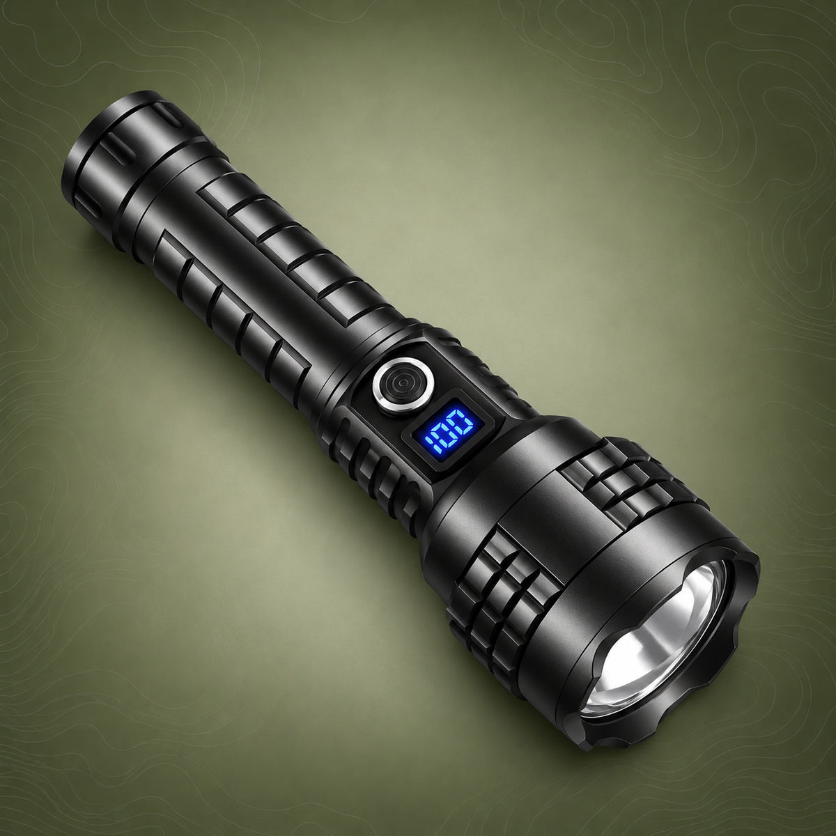 High-Lumen Rechargeable LED Flashlight