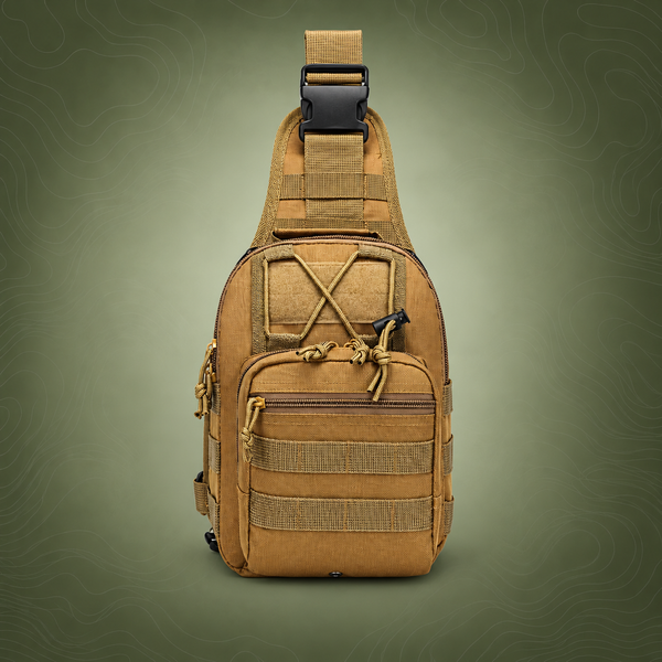 Climb Shoulder Hiking Backpack, Khaki