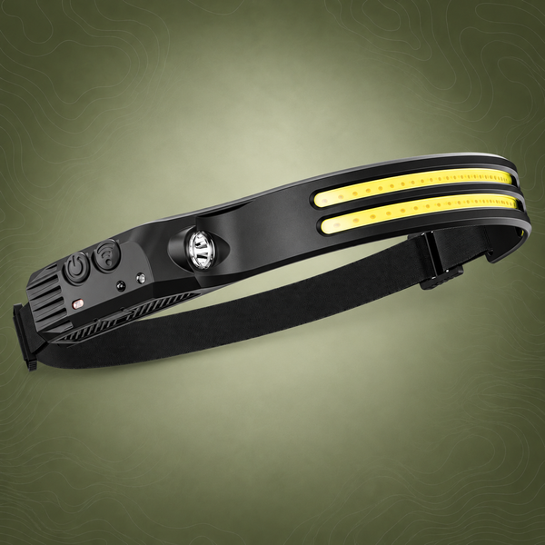 Rechargeable Motion Sensor Head Torch