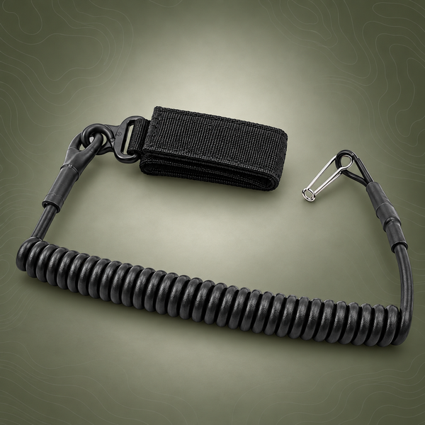Retractable Gear Lanyard – Coiled Retention Tether | PrepPro