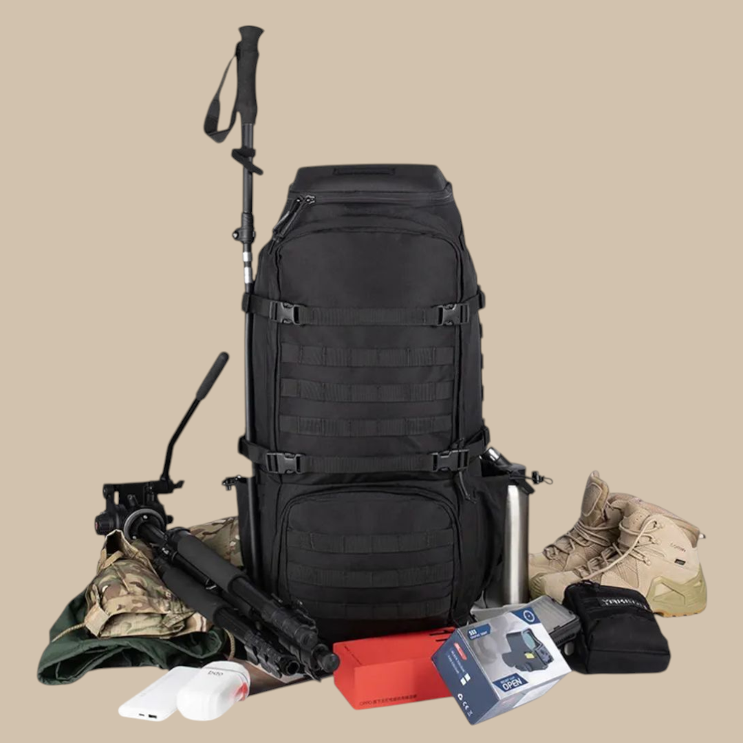 PrepPro 65L Tactical Backpack – Rugged, Versatile & Built for Adventure - PrepPro Australia