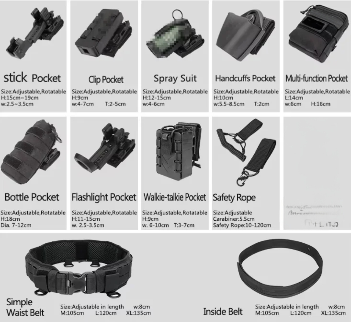 Tactical Utility Belt System – Modular Gear Setup
