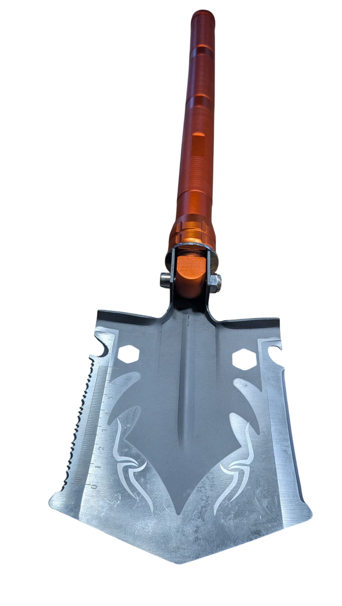 PrepPro Red/Gold Edition Tactical Survival Shovel | Multi-Function Outdoor Tool - PrepPro Australia