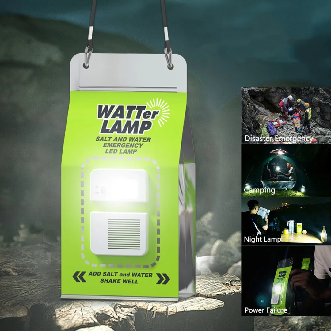 Saltwater Emergency Lamp – Battery-Free Survival Lighting - PrepPro Australia